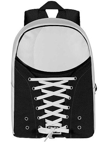 Oh my pop black zaino sneakers, nero