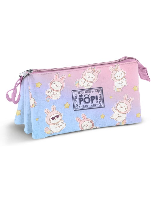 Oh My Pop Bunicat Astuccio Triplo, Rosa - Kiabi Oh My Pop Bunicat Astuccio Triplo, Rosa - Kiabi