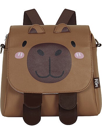 Oh My Pop Capybara Borsa-Zaino Kawaii, Multicolore