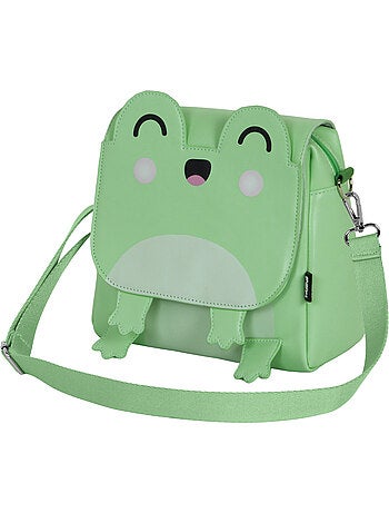 Oh My Pop Froggy Borsa-Zaino Kawaii, Turchese