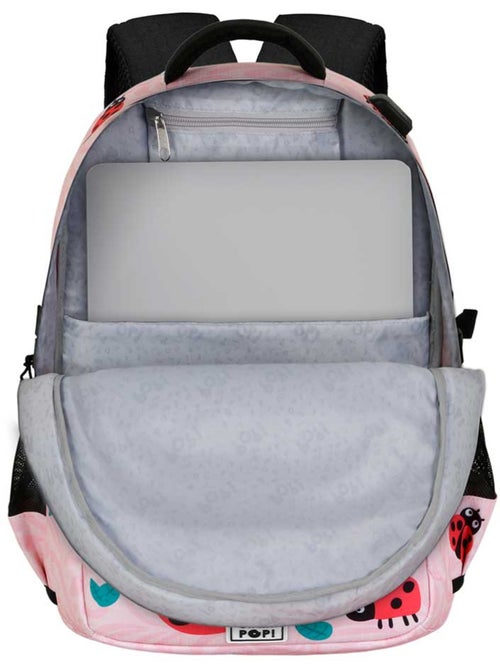 Oh My Pop Ladybug Zaino Running PLUS, Rosa - Kiabi Oh My Pop Ladybug Zaino Running PLUS, Rosa - Kiabi