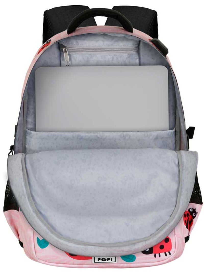 Oh My Pop Ladybug Zaino Running PLUS, Rosa Rosa - Kiabi