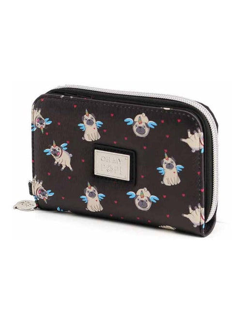 Oh My Pop Pug Portafoglio, Nero - Kiabi Oh My Pop Pug Portafoglio, Nero - Kiabi
