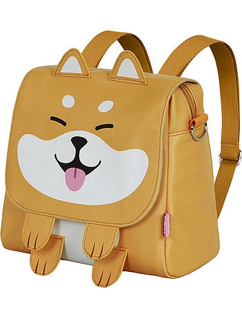 Oh My Pop Shiba Borsa-Zaino Kawaii, Multicolore