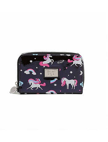 Oh My Pop Unicorn Portafoglio, Nero
