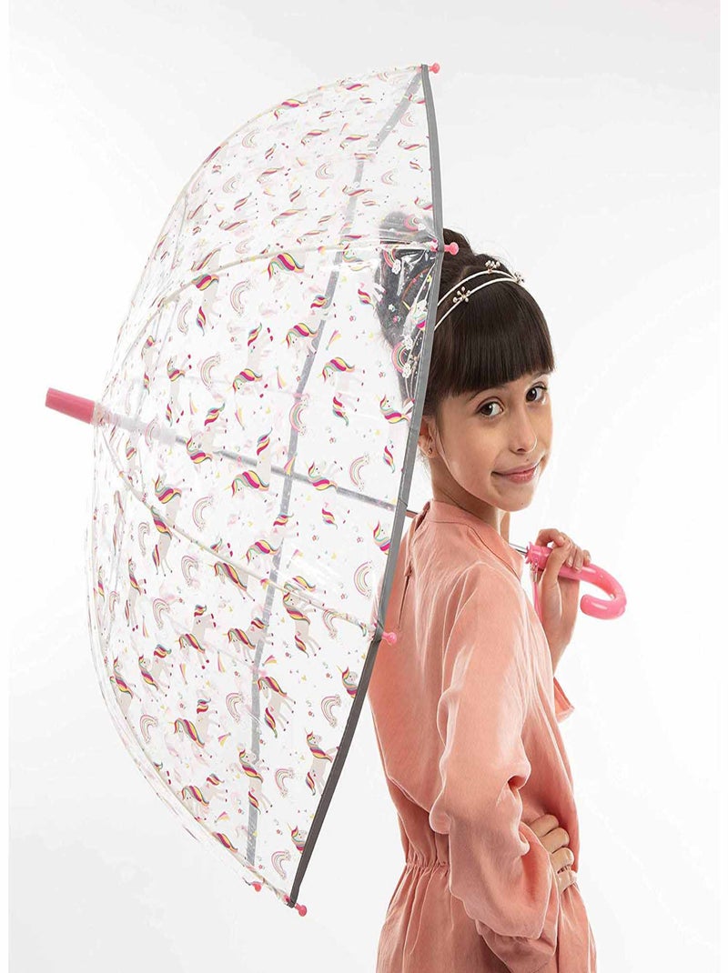 Ombrello a cupola bambino trasparente | smati | smati Rosa - Kiabi