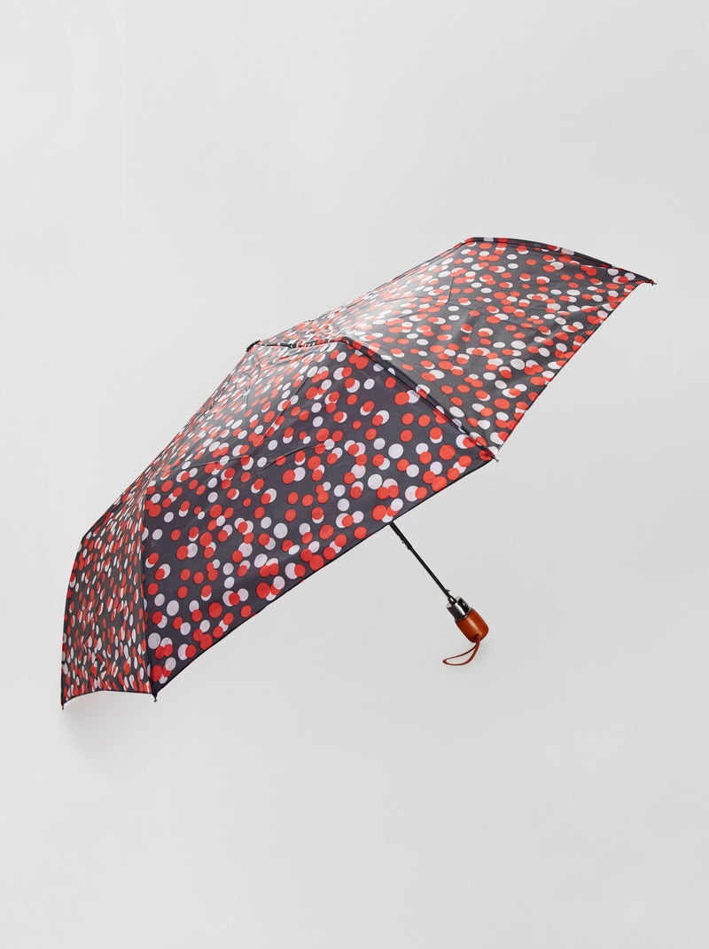 Ombrello automatico con stampa a 'pois' BEIGE - Kiabi