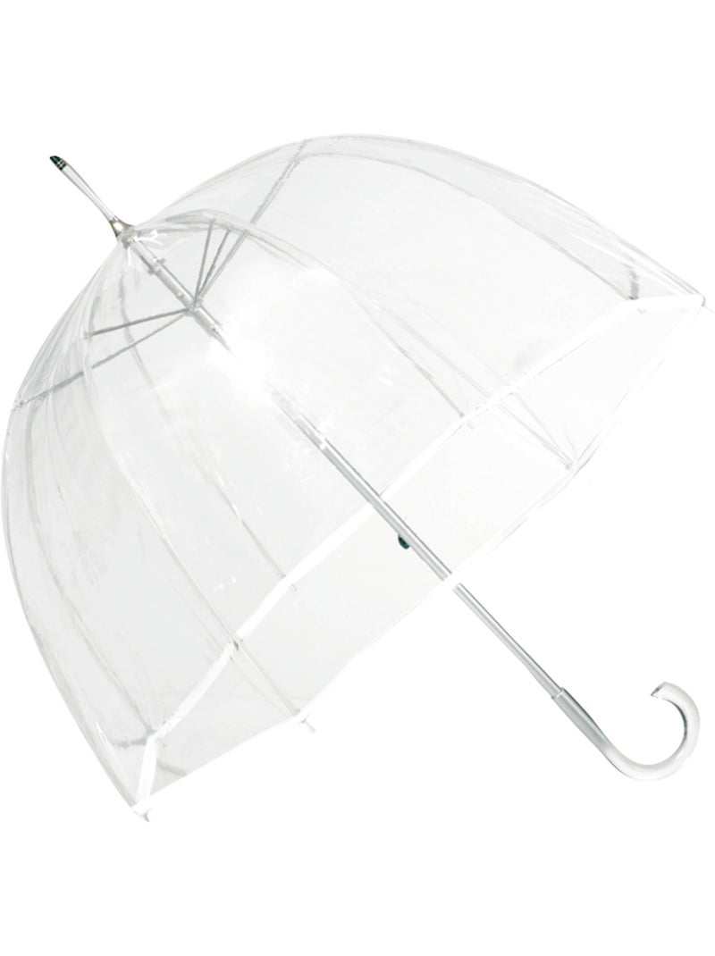 Ombrello campana trasparente con cupola da 85 cm donna Bianco/Trasparente - Kiabi