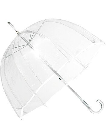 Ombrello campana trasparente con tettuccio da 85 cm donna isotoner