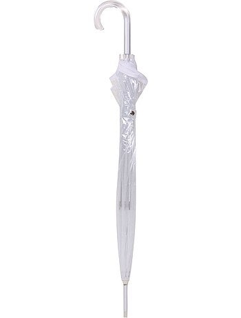Ombrello campana trasparente con tettuccio da 85 cm donna isotoner