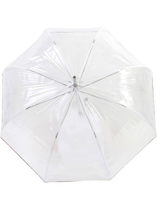 Ombrello campana trasparente con tettuccio da 85 cm donna - Kiabi