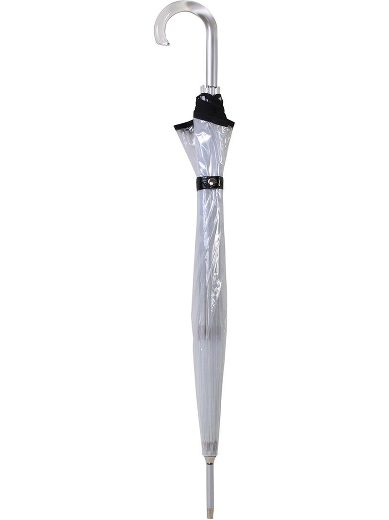 Ombrello campana trasparente con tettuccio da 85 cm donna Nero - Kiabi