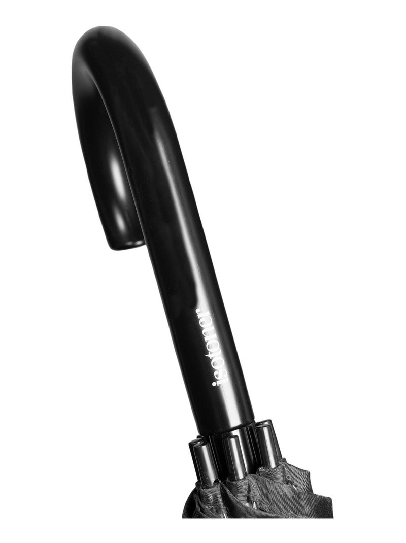 Ombrello Campana trasparente, solida, apertura manuale unisex adulto Isotoner Nero - Kiabi