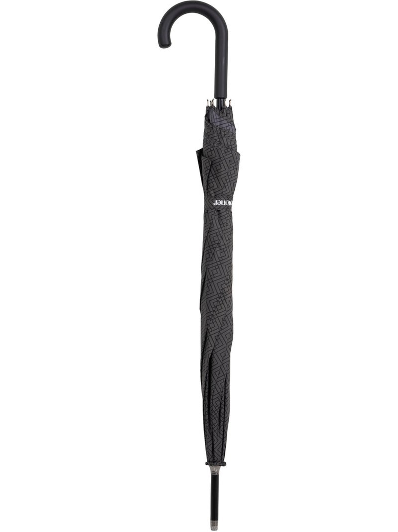 Ombrello canna, ultra-disturbante, solida, apertura automatica/chiusura manuale donna Isotoner Grigio nero - Kiabi