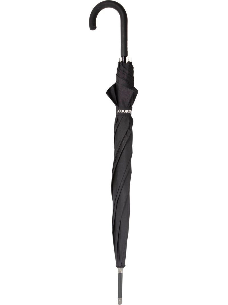 Ombrello canna, ultra-disturbante, solida, apertura automatica/chiusura manuale donna Isotoner Nero - Kiabi