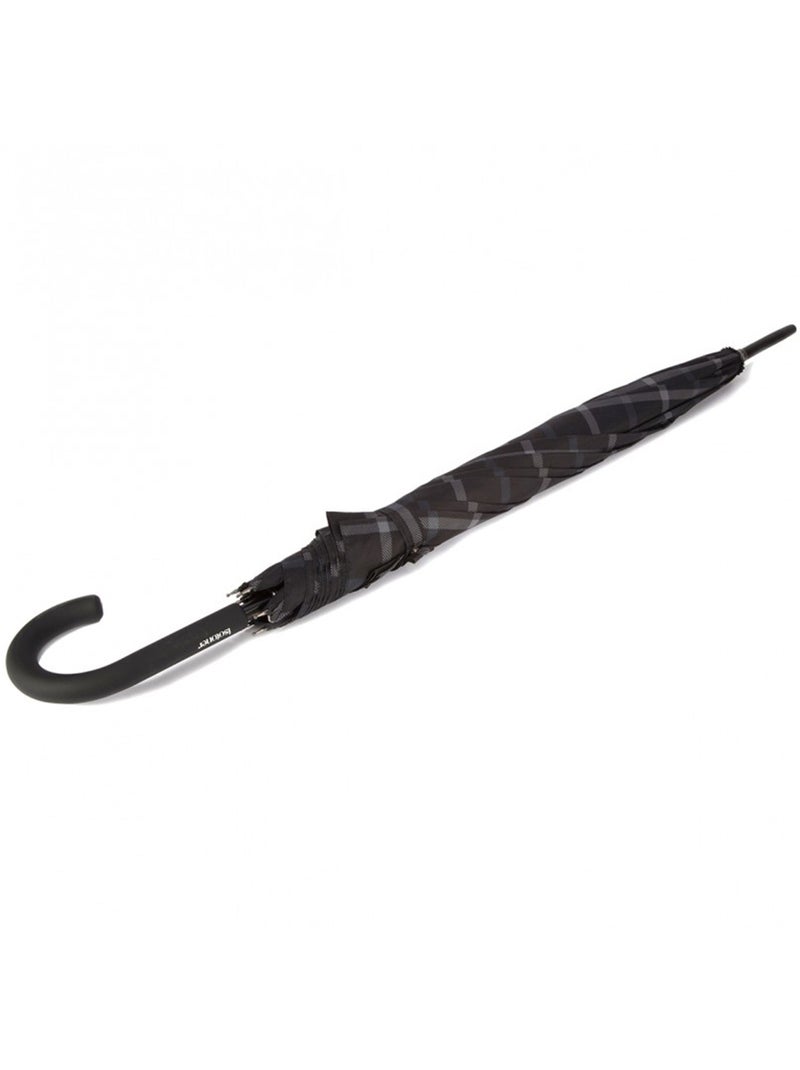 Ombrello canna, ultra-disturbante, solida, apertura automatica/chiusura manuale donna Isotoner Nero Grigio - Kiabi