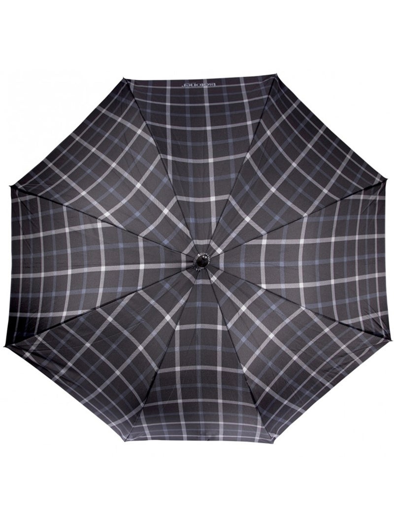 Ombrello canna, ultra-disturbante, solida, apertura automatica/chiusura manuale donna Isotoner Nero Grigio - Kiabi