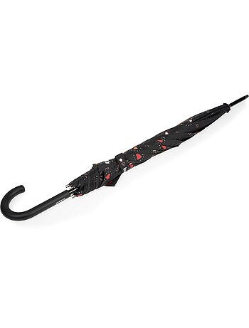 Ombrello canna, ultra-disturbante, solida, apertura automatica/chiusura manuale donna Isotoner