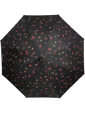 Ombrello canna, ultra-disturbante, solida, apertura automatica/chiusura manuale donna Isotoner
