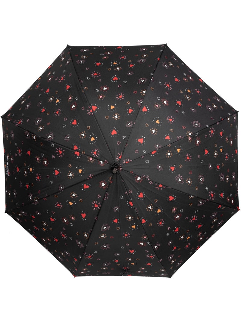 Ombrello canna, ultra-disturbante, solida, apertura automatica/chiusura manuale donna Isotoner Rosso - Kiabi