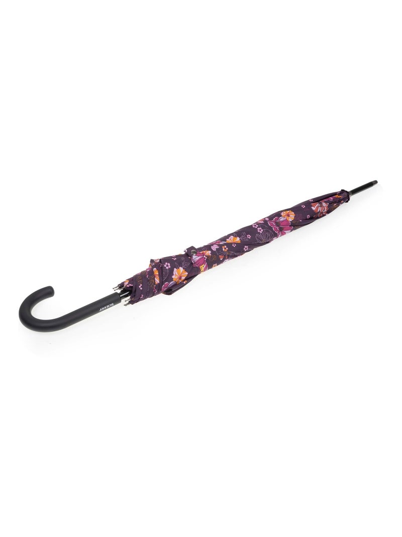 Ombrello canna, ultra-disturbante, solida, apertura automatica/chiusura manuale donna Isotoner Viola melanzana - Kiabi