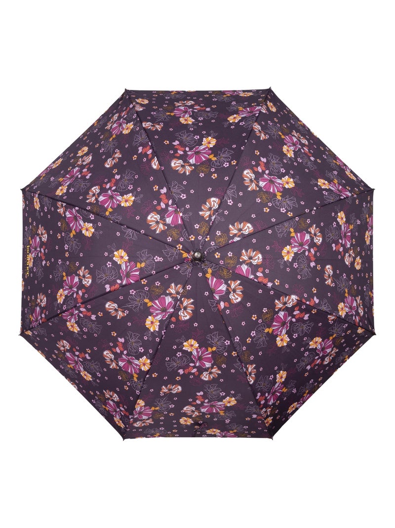 Ombrello canna, ultra-disturbante, solida, apertura automatica/chiusura manuale donna Isotoner Viola melanzana - Kiabi