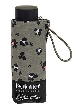 Ombrello compatto, robusto, ultra idrorepellente, apertura manuale tecnologia donna Isotoner