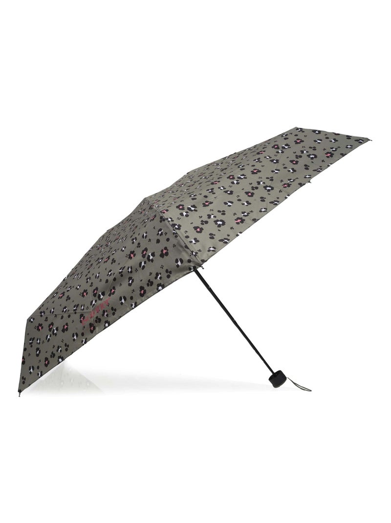 Ombrello compatta, solida, ultra idrorepellente, apertura manuale donna Isotoner Nero Cachi Bianco - Kiabi
