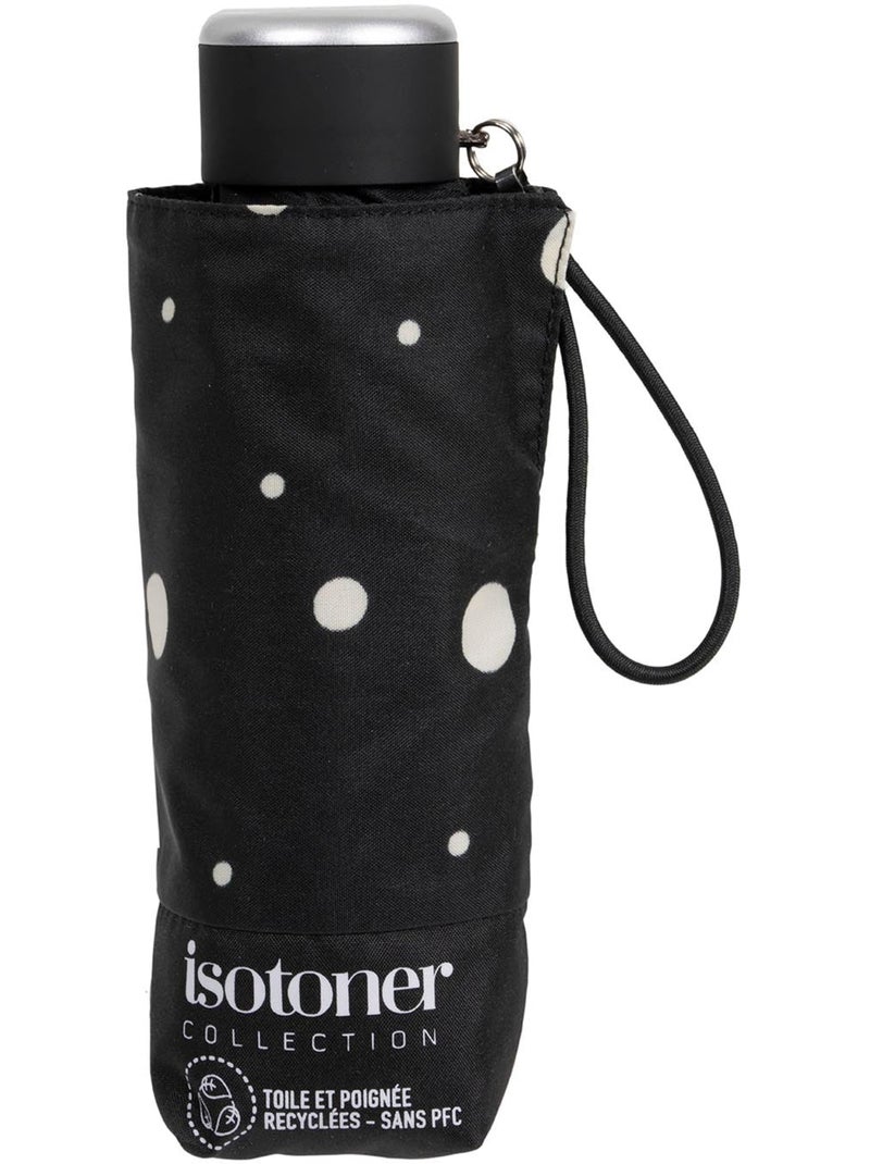 Ombrello compatto, 16,5 cm, resistente, idrorepellente, con apertura manuale donna isotoner Nero Giallo - Kiabi