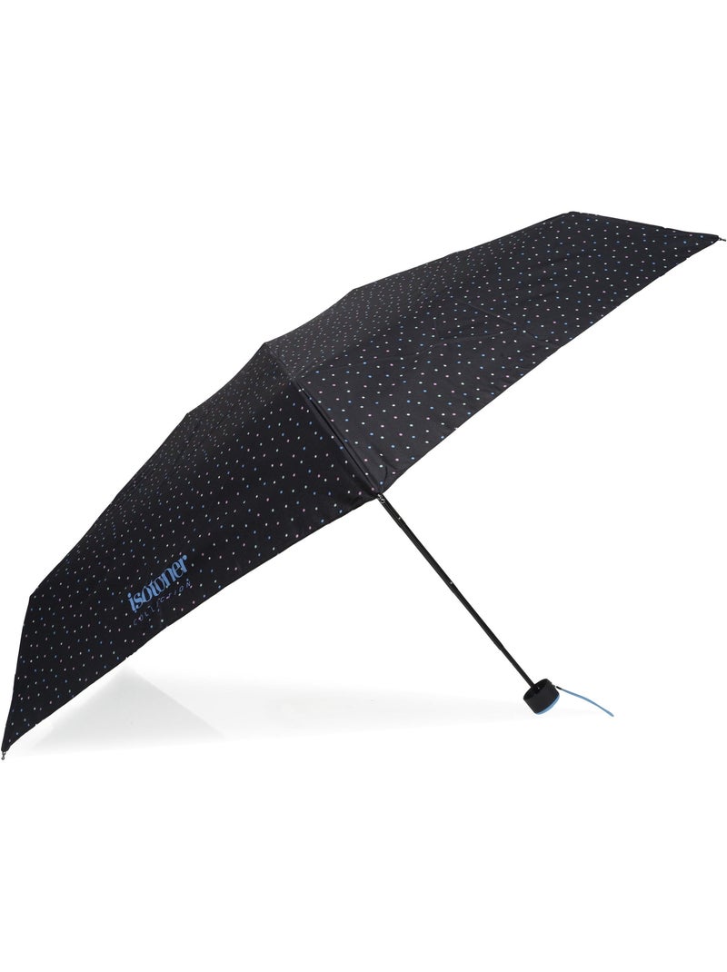 Ombrello compatto, 16,5 cm, resistente, idrorepellente, con apertura manuale donna isotoner Nero Rosa Blu - Kiabi