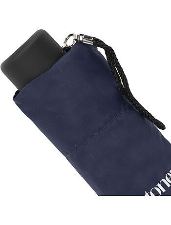 Ombrello compatto, 17,5 cm, robusto, apertura/chiusura manuale unisex adulto isotoner
