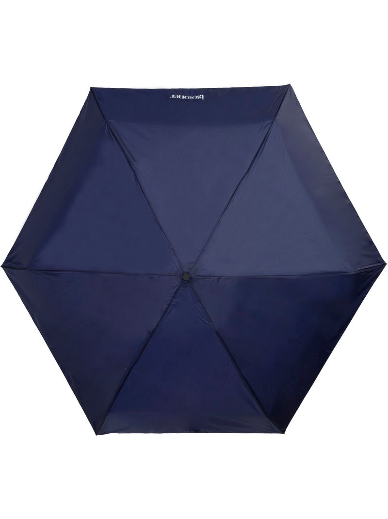 Ombrello compatto, 17,5 cm, robusto, apertura/chiusura manuale unisex adulto isotoner Blu marino - Kiabi
