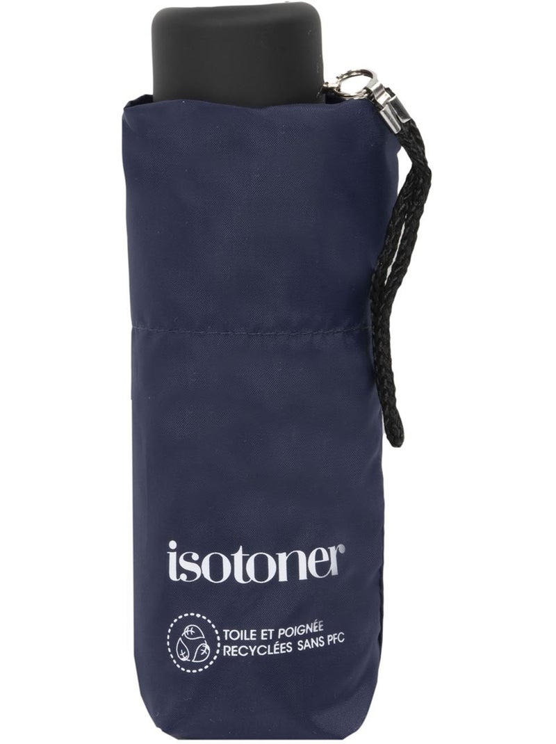 Ombrello compatto, 17,5 cm, robusto, apertura/chiusura manuale unisex adulto isotoner Blu marino - Kiabi