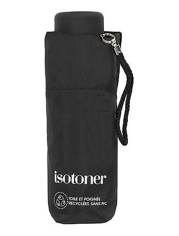Ombrello compatto, solido, apertura/chiusura manuale unisex adulto Isotoner