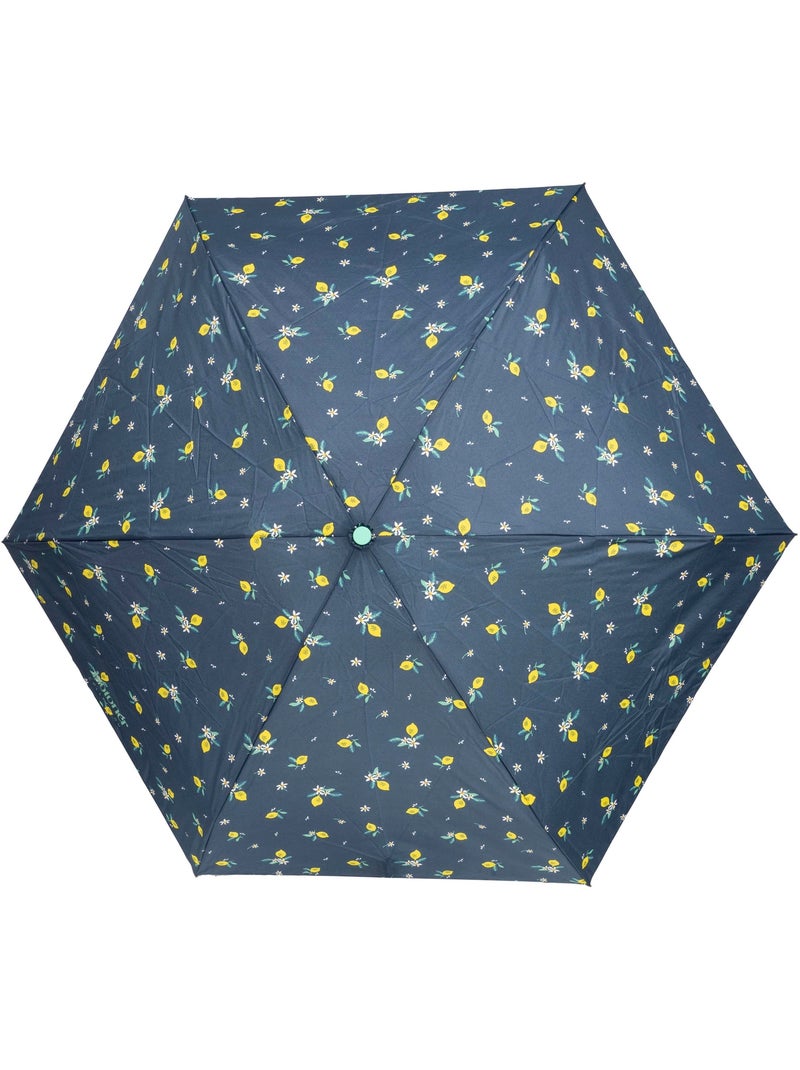 Ombrello compatto, robusto, ultra idrorepellente, apertura manuale tecnologia donna Isotoner Blu Giallo - Kiabi
