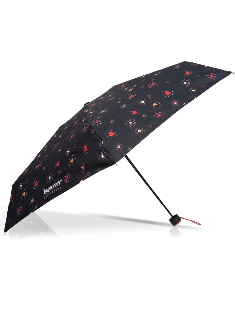Ombrello compatto, robusto, ultra idrorepellente, apertura manuale tecnologia donna Isotoner Rosso - Kiabi