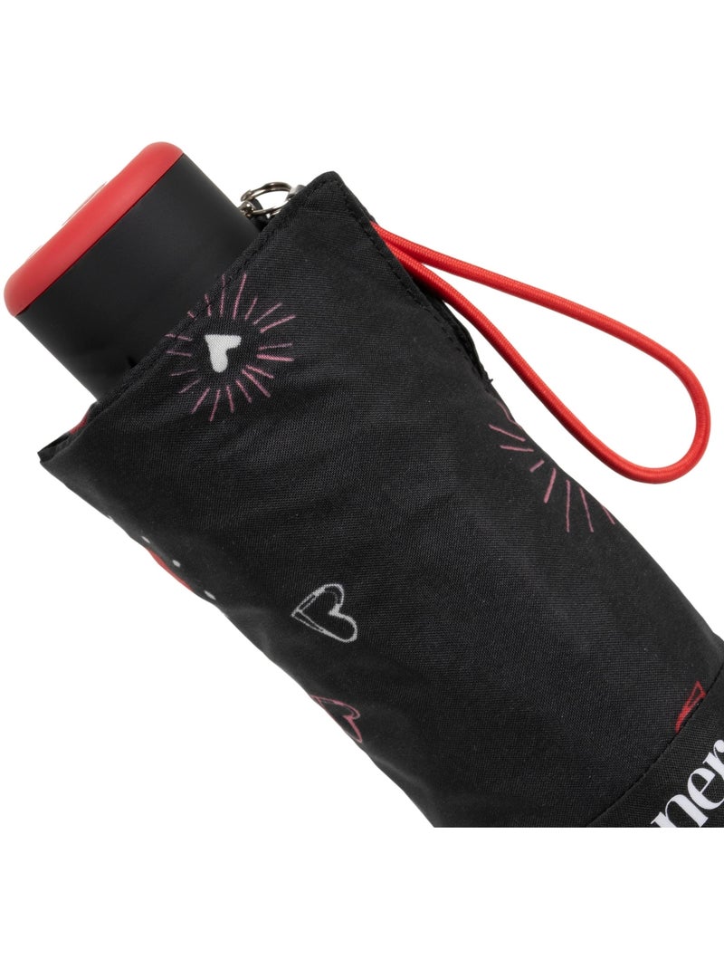 Ombrello compatto, robusto, ultra idrorepellente, apertura manuale tecnologia donna Isotoner Rosso - Kiabi
