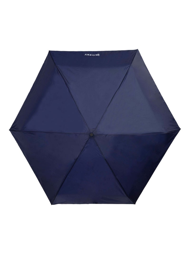Ombrello compatto, solido, apertura/chiusura manuale unisex adulto Isotoner Blu marino - Kiabi