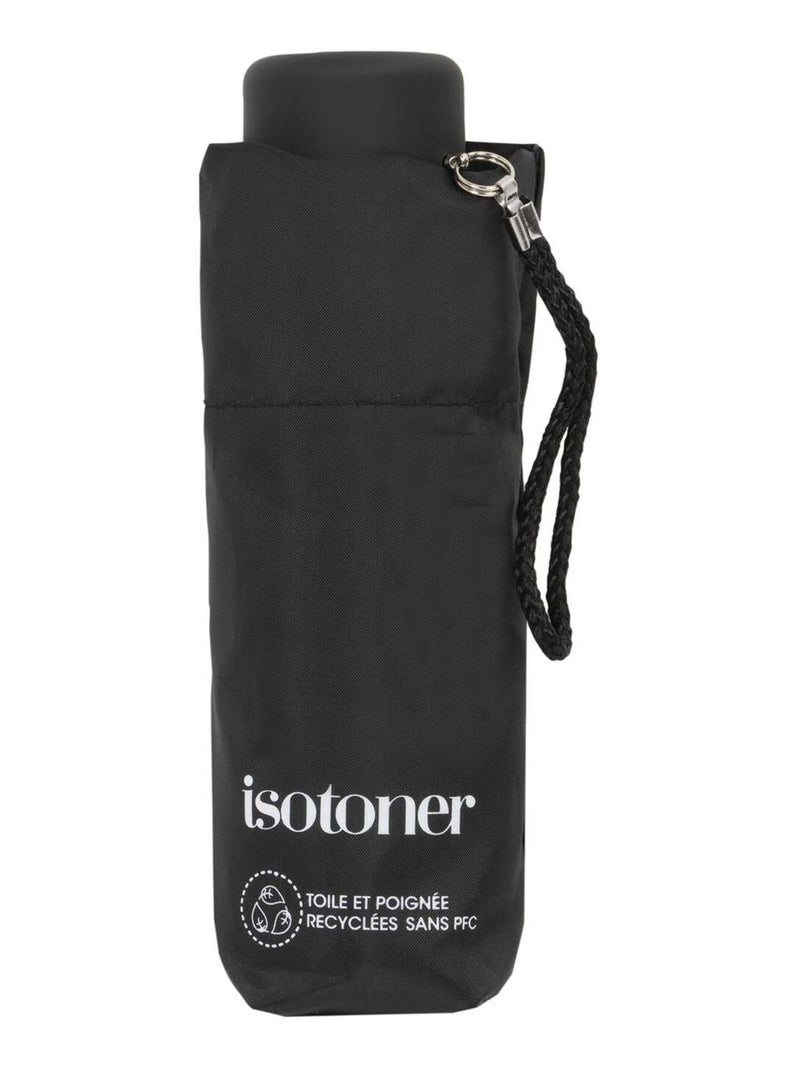 Ombrello compatto, solido, apertura/chiusura manuale unisex adulto Isotoner Nero - Kiabi
