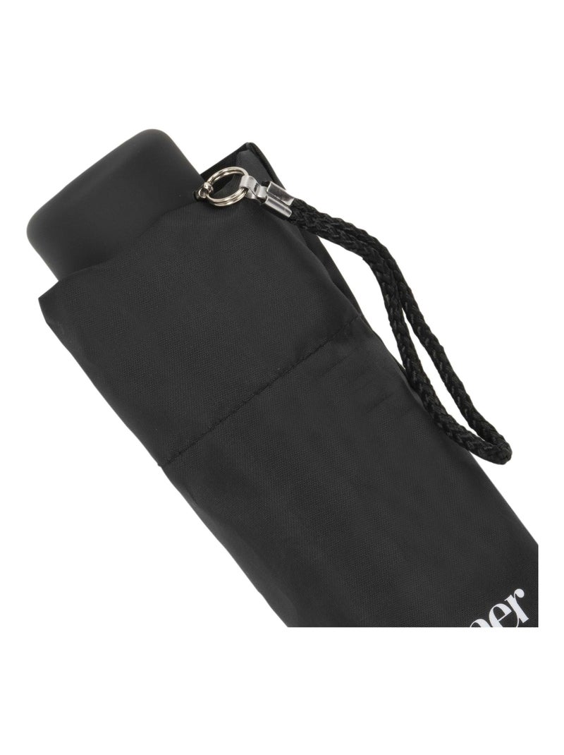 Ombrello compatto, solido, apertura/chiusura manuale unisex adulto Isotoner Nero - Kiabi