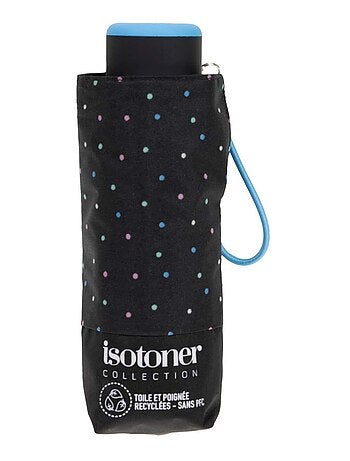 Ombrello compatto, robusto, ultra idrorepellente, apertura manuale tecnologia donna Isotoner
