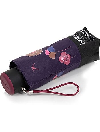 Ombrello compatto, 16,5 cm, resistente, idrorepellente, con apertura manuale donna