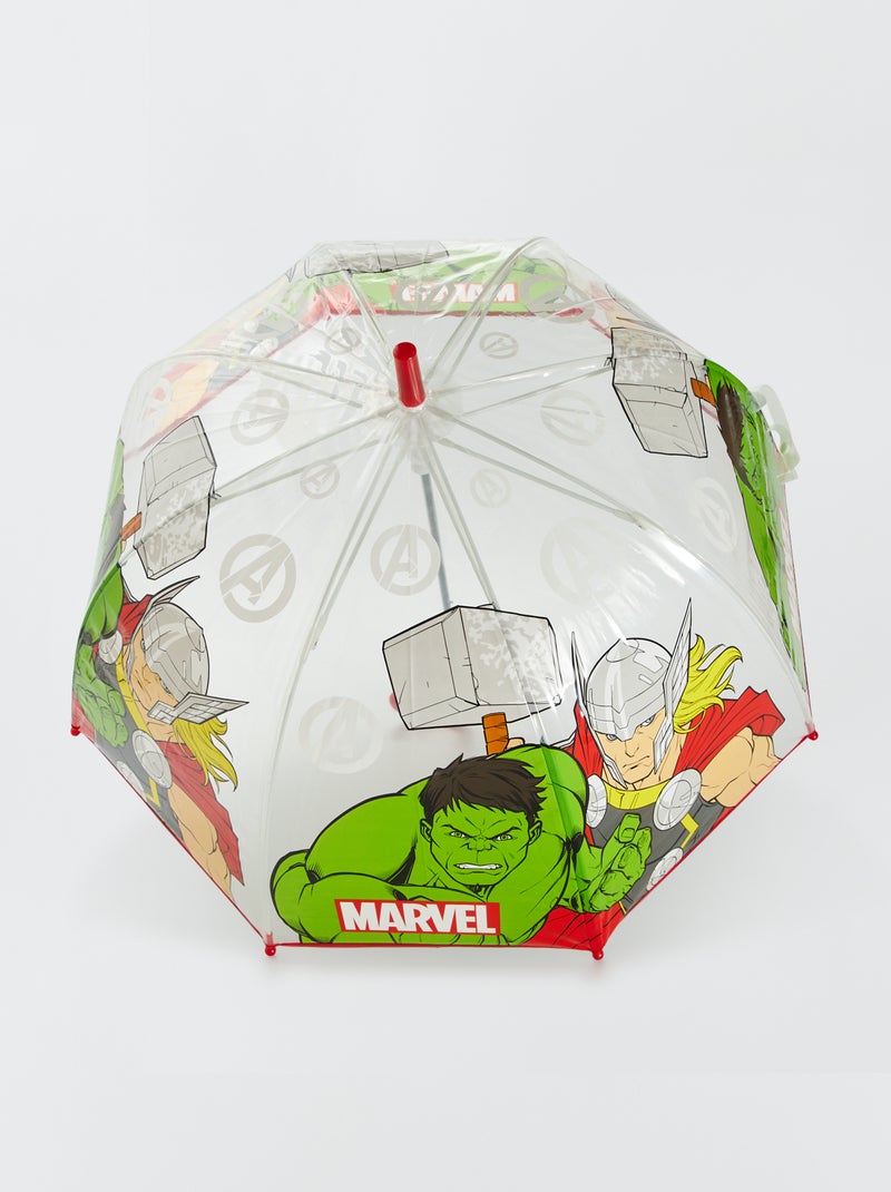 Ombrello con asta rigida 'Hulk' ROSSO - Kiabi