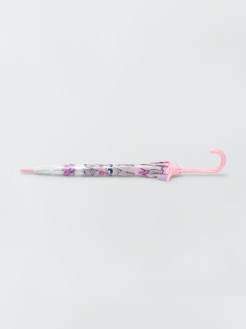 Ombrello con asta rigida 'Stitch' ROSA - Kiabi