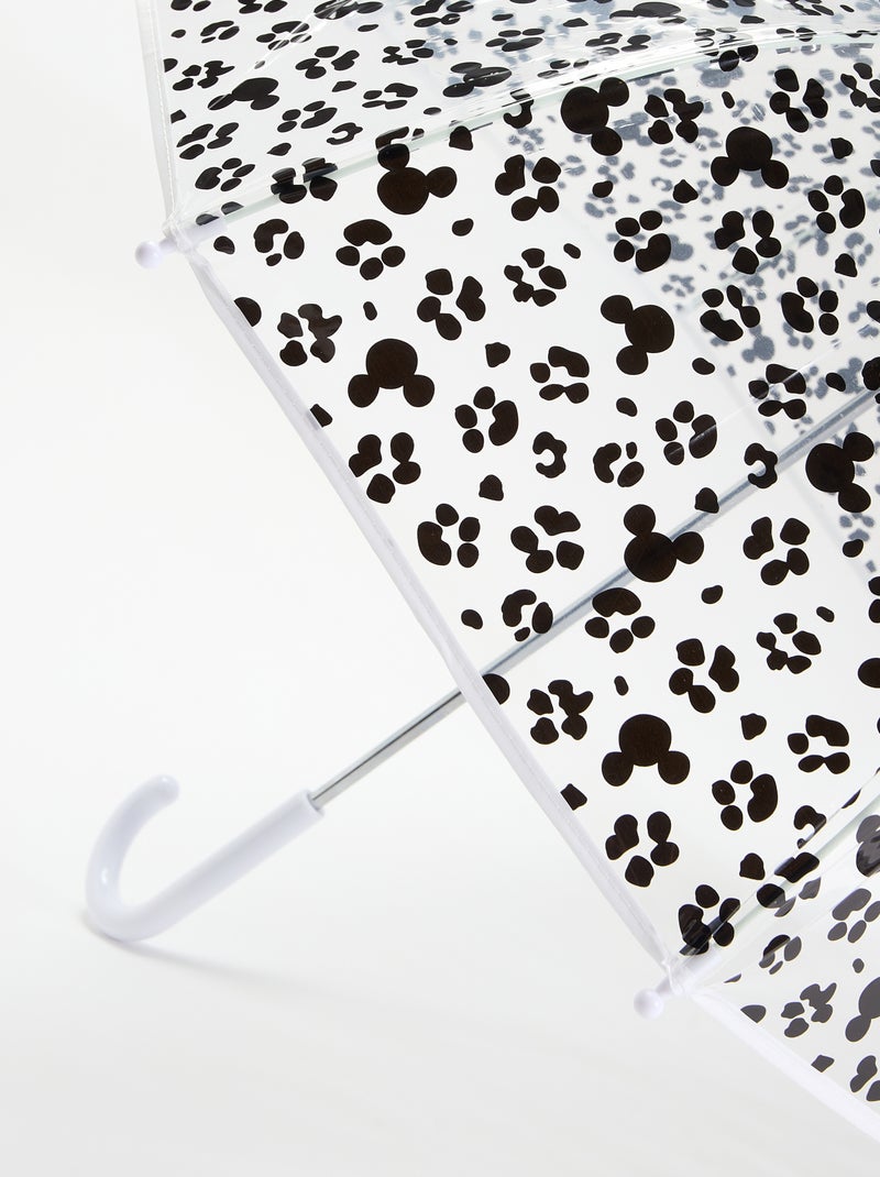 Ombrello con motivi 'Mickey' effetto leopardato Bianco - Kiabi