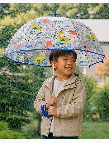 Ombrello coperchio trasparente, facile e sicuro da aprire unisex bambino isotoner