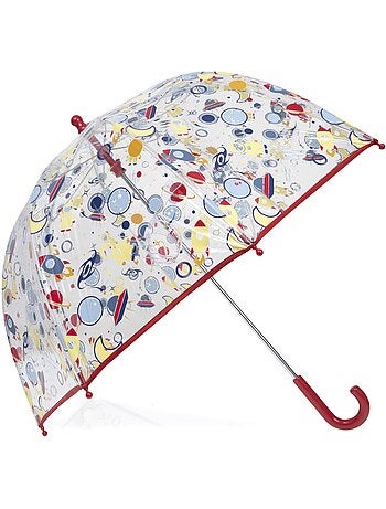 Ombrello coperchio trasparente, facile e sicuro da aprire unisex bambino isotoner