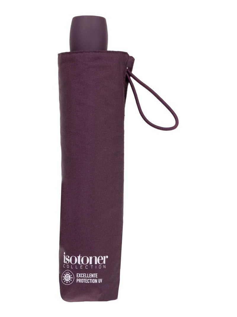 Ombrello prezzo basso, solido e ultra idrorepellente donna Isotoner Rosso porpora - Kiabi