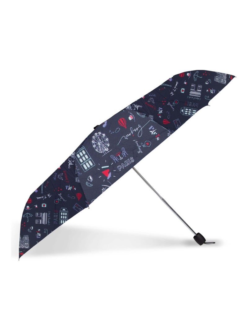 Ombrello prezzo contenuto, resistente e ultra idrorepellente, UPF50+ donna Isotoner Blu Rosso - Kiabi