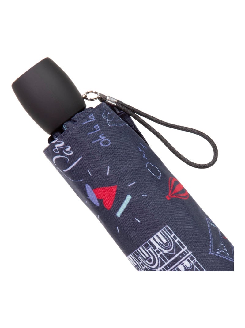 Ombrello prezzo contenuto, resistente e ultra idrorepellente, UPF50+ donna Isotoner Blu Rosso - Kiabi